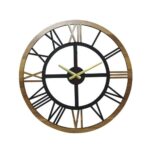 Bhk Metal Duvar Saati Wooden